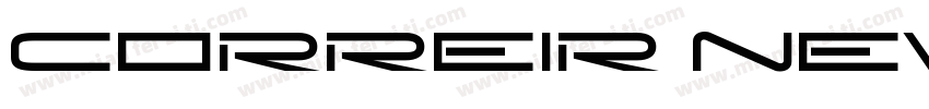 correir new regular字体转换